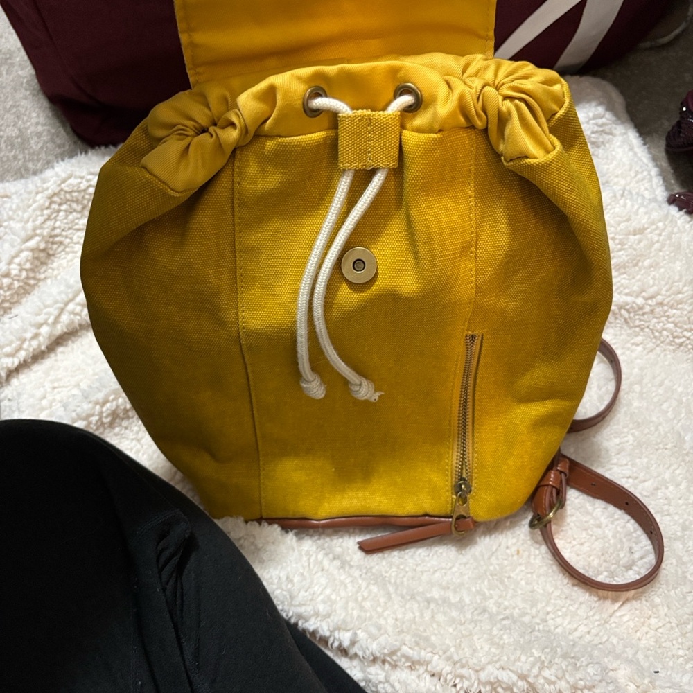 Universal Thread Mustard Backpack - Picture 3 of 7